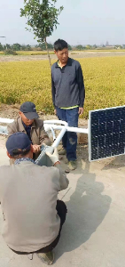 寧陜太陽(yáng)能路燈安裝