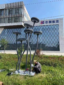 志丹縣景觀燈安裝現(xiàn)場(chǎng)